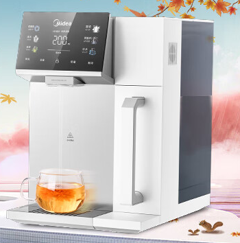 美的（Midea） 白澤臺(tái)式加熱凈水器凈飲機(jī)飲水機(jī)家用即熱式直飲機(jī)凈飲一體機(jī)遠(yuǎn)程智控RO反滲透免安裝 JR2182T-RO